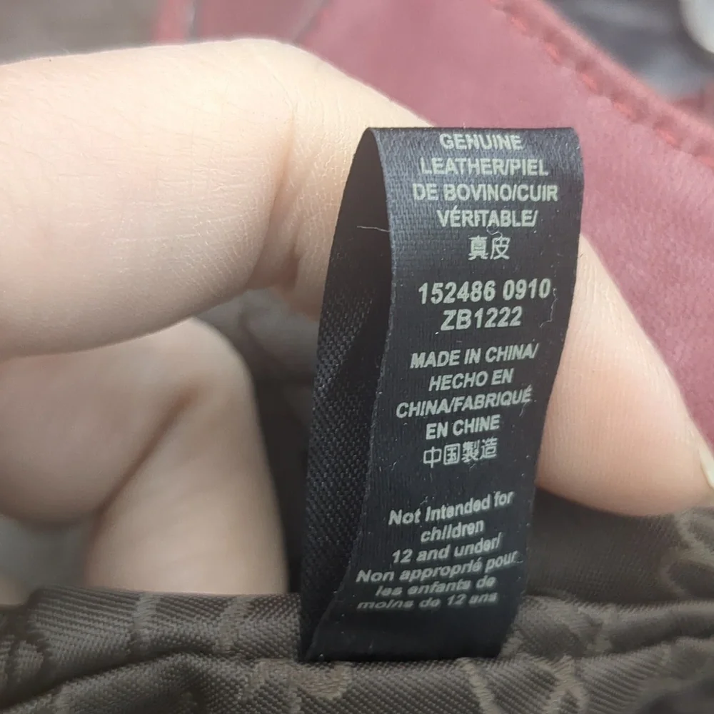 Fossil 54 Burgundy Hobo